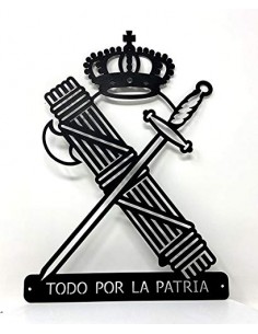 Silueta escudo guardia civil