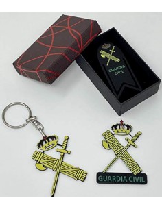 PACK PRODUCTOS GUARDIA CIVIL (LLAVERO, IMAN Y MARCAPAGINAS)