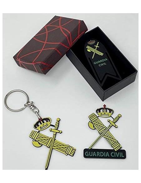 PACK PRODUCTOS GUARDIA CIVIL (LLAVERO, IMAN Y MARCAPAGINAS)