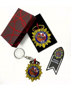 PACK PRODUCTOS POLICIA NACIONAL (LLAVERO, IMAN Y MARCAPAGINAS)
