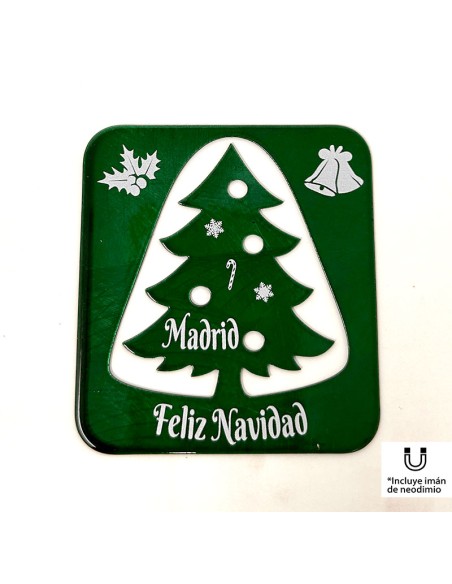 Bola de navidad con diseño pino | Forjasport