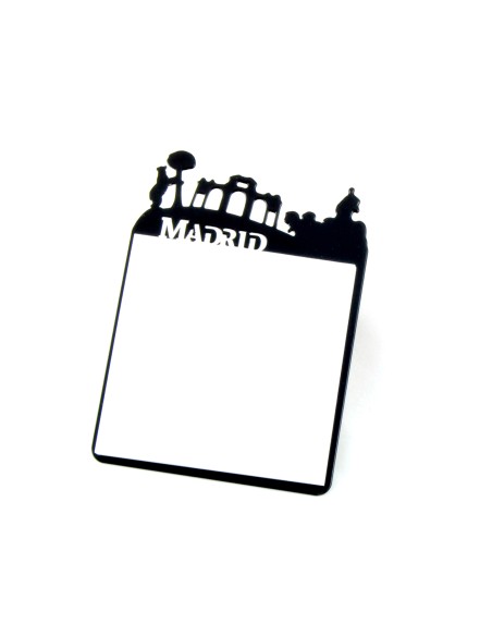 Porta notas con diseño Skyline Madrid | Forjasport