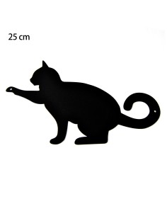 Silueta de pared diseño gato | Forjasport