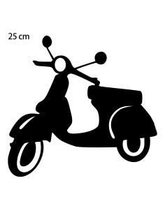 Silueta de pared vespa | Forjasport