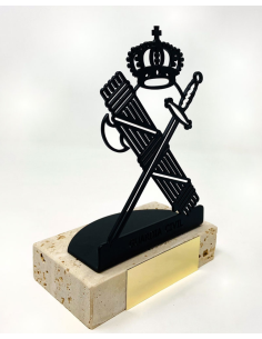 TROFEO GUARDIA CIVIL BASE DE MARMOL