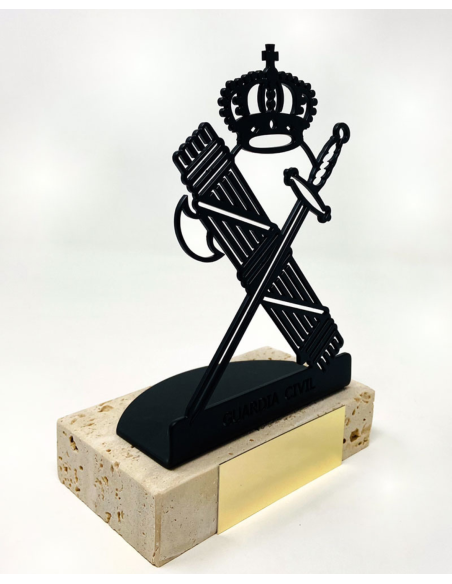 TROFEO GUARDIA CIVIL BASE DE MARMOL