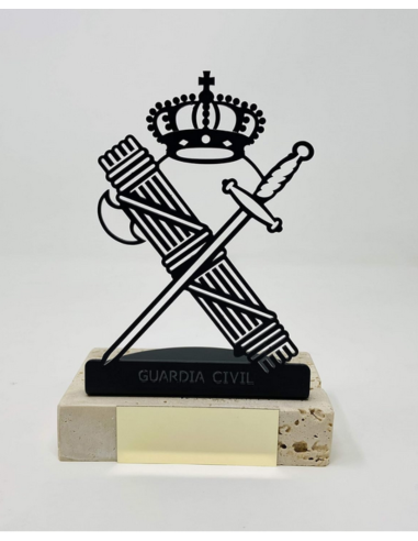 TROFEO GUARDIA CIVIL BASE DE MARMOL